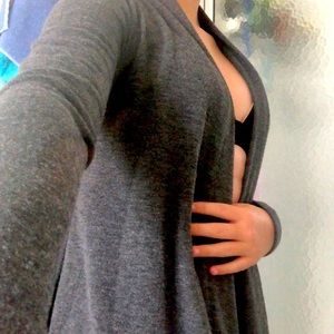 Ambiance gray light coat, Small (16) women’s; kids